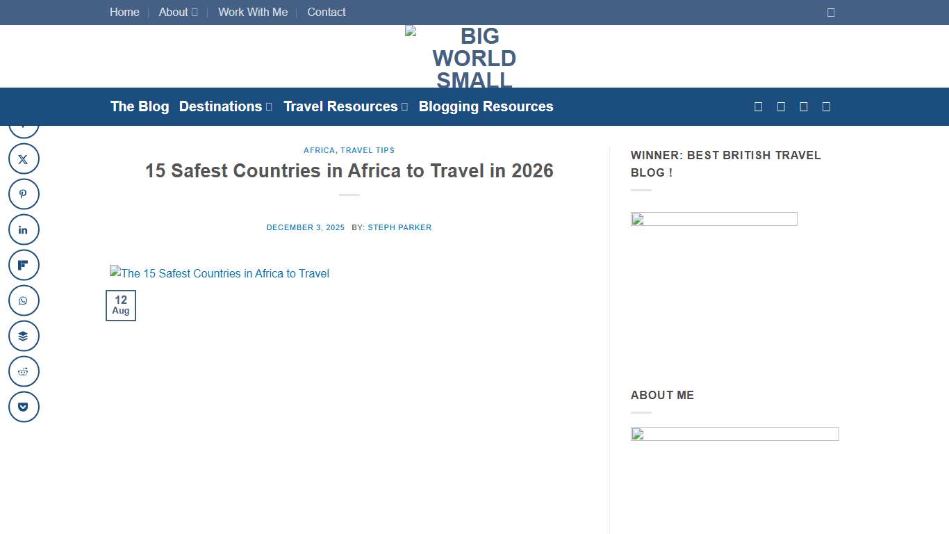 15 Safest Countries in Africa to Travel in 2026 - Big World Small Pockets